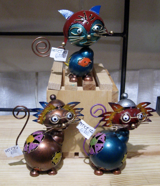 METAL WHIMSICAL CATS 6
